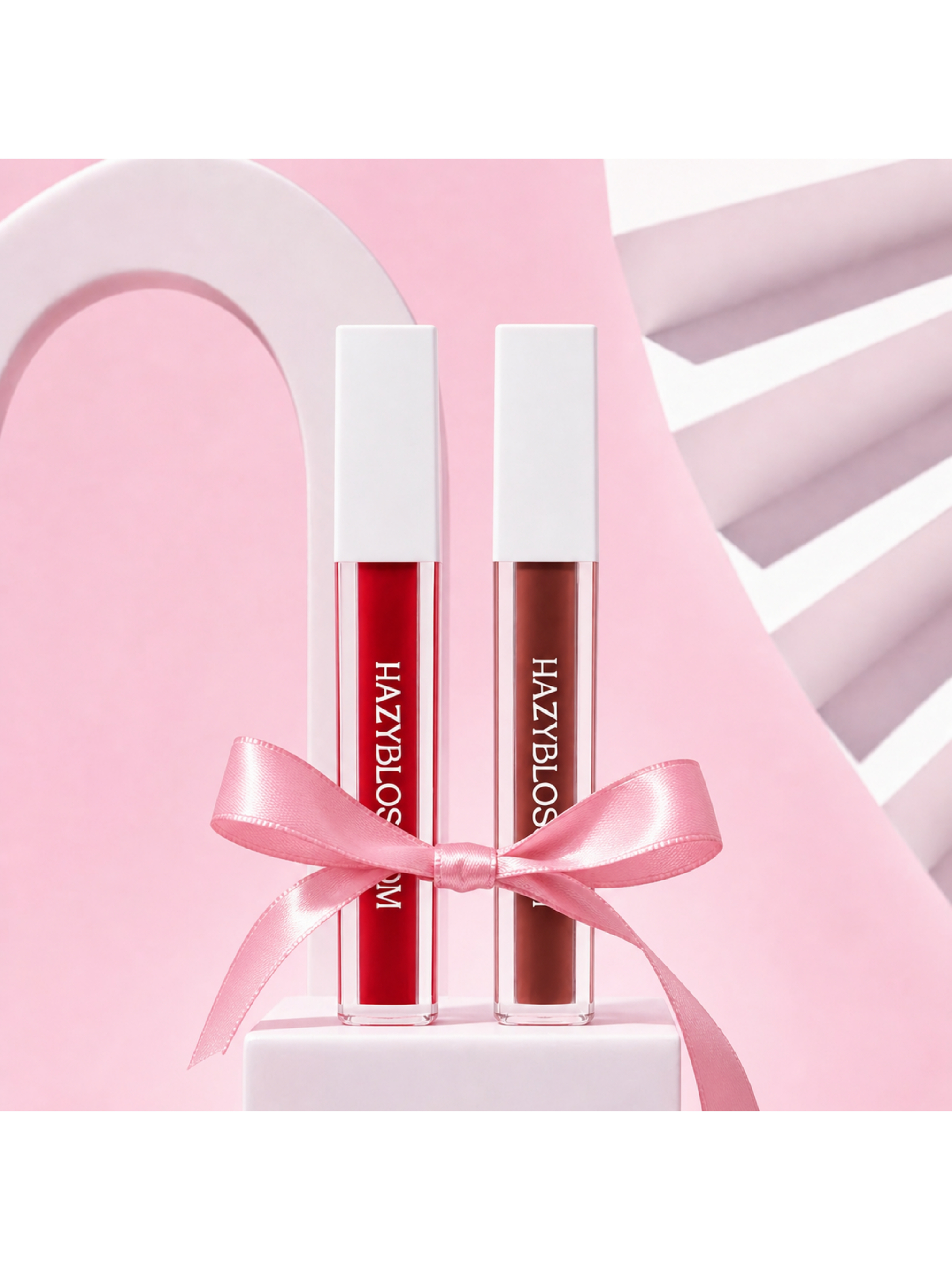Heaven Matte Liquid Lipstick Signature Combo Sets | Cherry Mocha Duo, Blush & Beige Duo & Nude Lovers Duo | 3.5ml × 2 Each